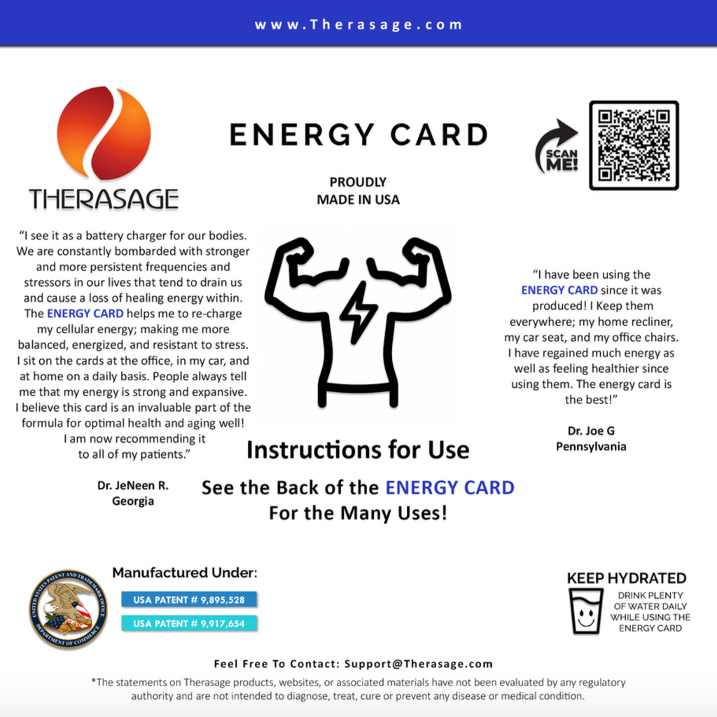 TheraVibe - 6x6 Card - Energy